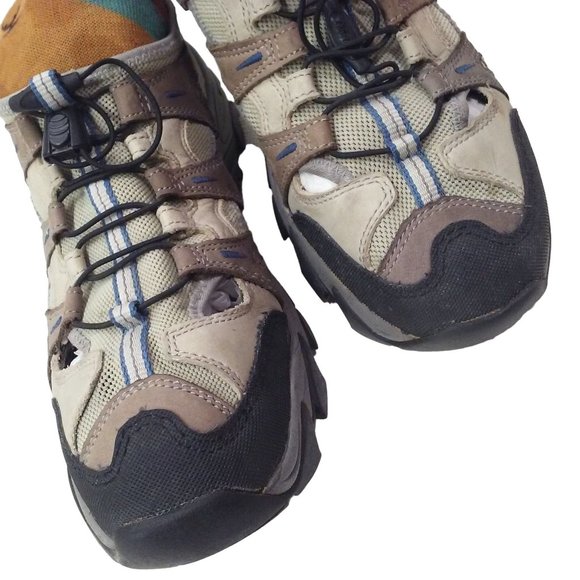 Cabela's Ventilated Hiking Shoe Men-8.5M Summer Heavy Duty Active Outdoor Taupe - Picture 6 of 12